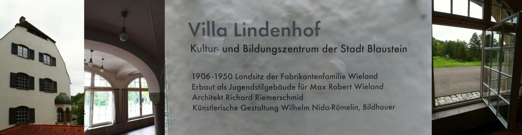 Villa Lindenhof in 89134 Blaustein-Herrlingen - Jugendstilkleinod als Kulturort nahe Ulm. Fotos: Arnold