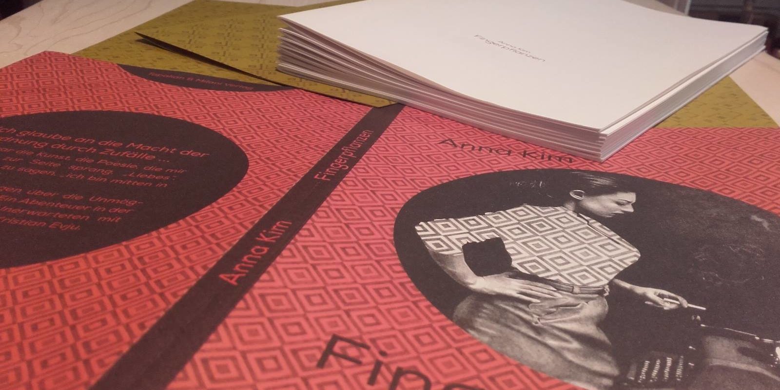 Anna Kim Buch im Druck