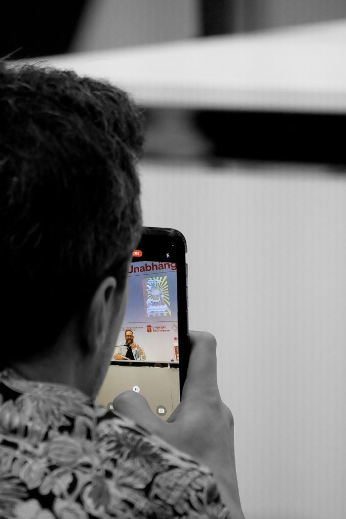 Lesung im FORUM DIE UNABHÄNGIGEN auf der Buchmesse Leipzig 2026.