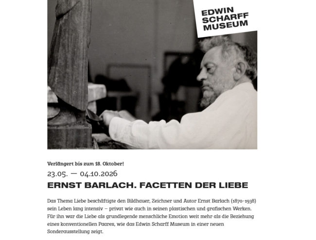 Ernst Barlach. Facetten der Liebe im ESM Neu-Ulm